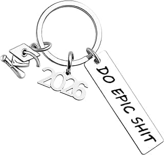 2026 Graduation Gifts Keychain for Women Him 2026 Senior Keychain for Her Men Student Graduate Grad Idea Son Daughter Teen College High School Jewelry Present Boy Girl Grads softball senior
