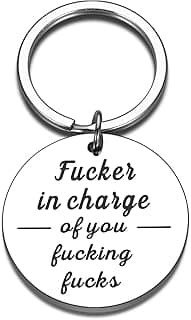 XPENMULBOJA Boss Gifts for Women Men Funny Gag Keychain Employee Coworker Boss Male Female, Appreciation Keychain for Bosses Women Administrative Professional Day Gifts