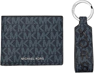 Michael Kors Malone Slim Billfold Wallet & Key Fob Gift Set