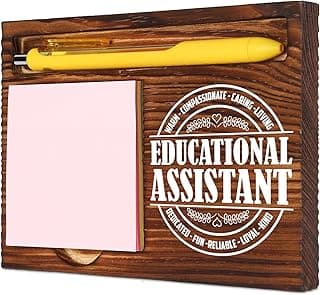 Appreciation Gifts for Educational Assistants, Ideal Gifts for Teacher Appreciation Week Educational Support Staff Gifts, Self-Stick Note Pad Holder for Desk Organization VN402