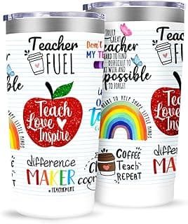 Teacher Gifts,Teacher Appreciation Gifts,Teachers Christmas Birthday Gift from Students,Back to School Gift for Women,20oz Stainless Steel Tumbler Cup