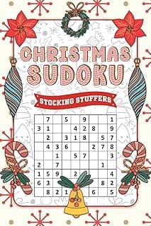 Stocking Stuffers: Christmas Sudoku: Christmas Activity Book with 200 Sudoku Puzzles for Adults, Teens and Seniors, Christmas Gifts ideas Stocking Stuffers