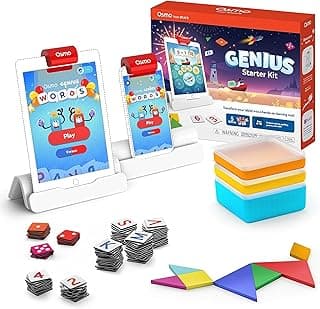 Osmo Genius Starter Kit for Kids Ages 6–10 | 5 Educational Learning Games | iPad Compatible | Educational STEM Learning System | Base Included