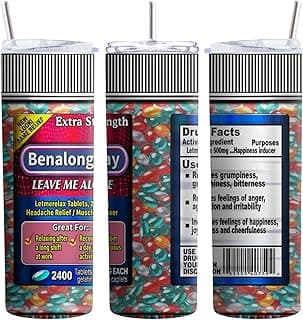 Funny Tumbler – Hilarious Gift-Inspired Parody Design, Custom Novelty Gift for Friends, Coworkers, or Gag Gift Lovers! (Benalongday)