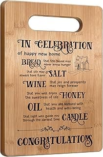 Housewarming Gifts for Happy New House, House Warming Gifts New Home Gift, New House Cutting Board, First Home Gifts for Neighbor, Realtor Closing Gifts for Home Buyers
