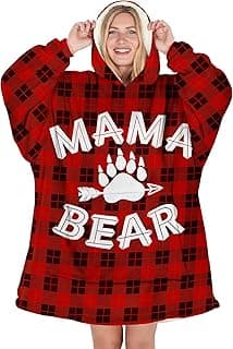 Warmstorey Wearable Blanket Hoodie For Mom Wife Best Ever Hoodie - Mothers Day Gift From Husband Daughter Son Birthday