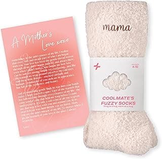 COOLMATE Fuzzy Socks for Women Gift Box – Cozy Soft Cloud Socks for Spa Home, Mother’s Day Gifts for Mom Grandma